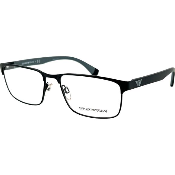 Emporio Armani EA1105 Mens Eyeglass Frame 3014 Matte Black